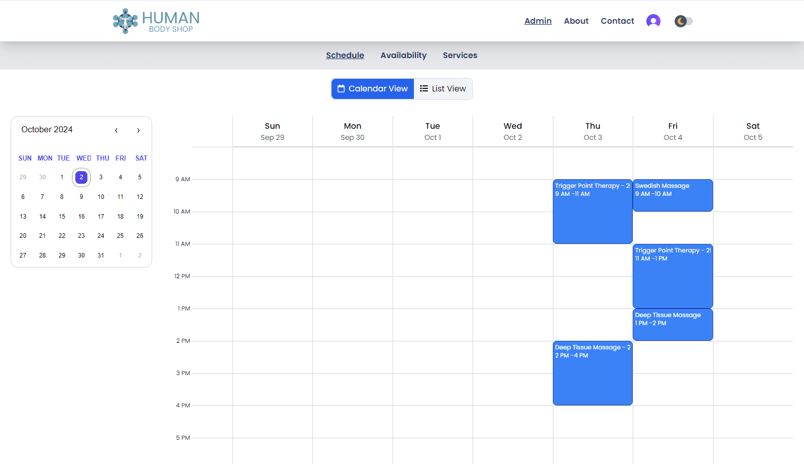 Picture of CodeCraft Booking app