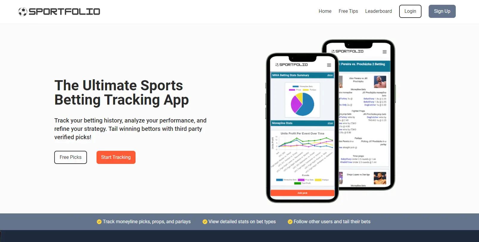 Picture of Sportfolio app